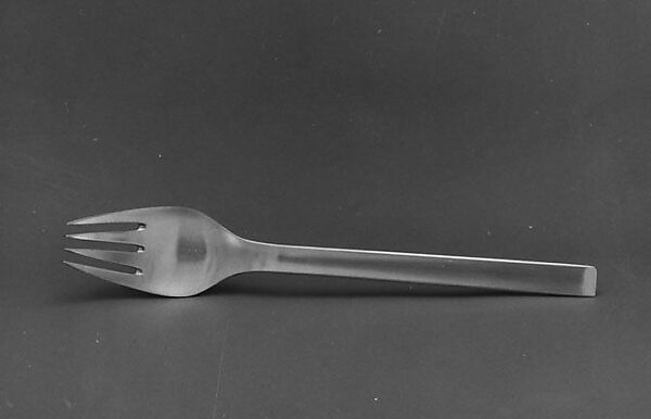 Fork, Magnus Stephensen (Danish, Copenhagen 1903–1984 Copenhagen), Stainless steel 