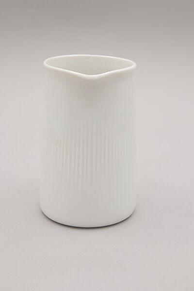 Creamer, Axel Brüel (Danish, 1900–1977), Hard paste porcelain