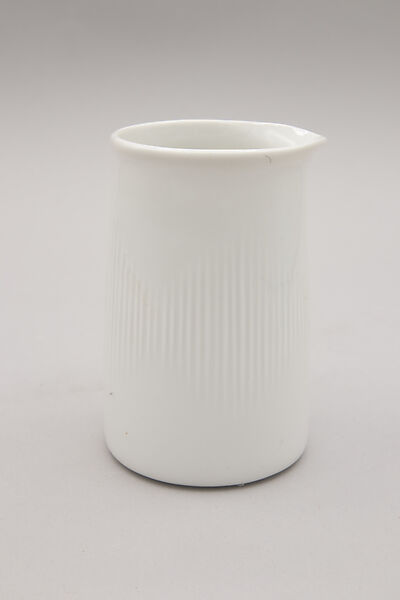 Creamer, Axel Brüel (Danish, 1900–1977), Hard paste porcelain
