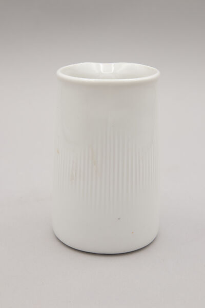 Creamer, Axel Brüel (Danish, 1900–1977), Hard paste porcelain