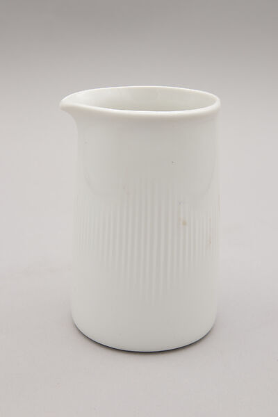 Creamer, Axel Brüel (Danish, 1900–1977), Hard paste porcelain 