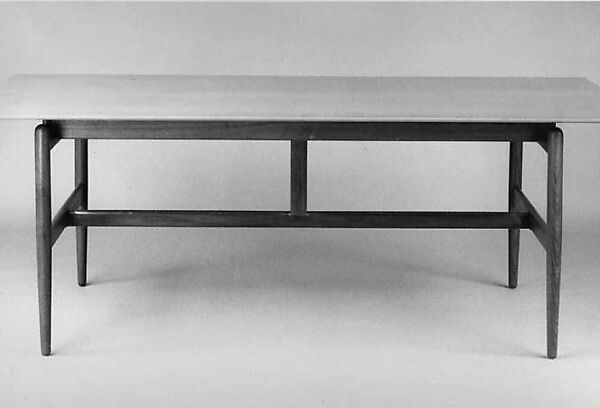 Conference table, Finn Juhl (Danish, 1912–1989), Teak and maple wood 