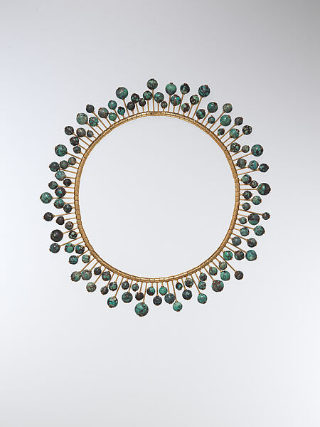 Necklace, Jens Andreasen (Danish, Copenhagen 1924–1996), Gold, turquoise