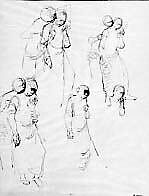 Study for Judas Kiss: Christ and Judas