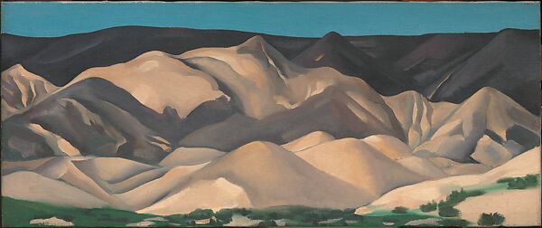 Near Abiquiu, New Mexico, Georgia O&#39;Keeffe (American, Sun Prairie, Wisconsin 1887–1986 Santa Fe, New Mexico), Oil on canvas 