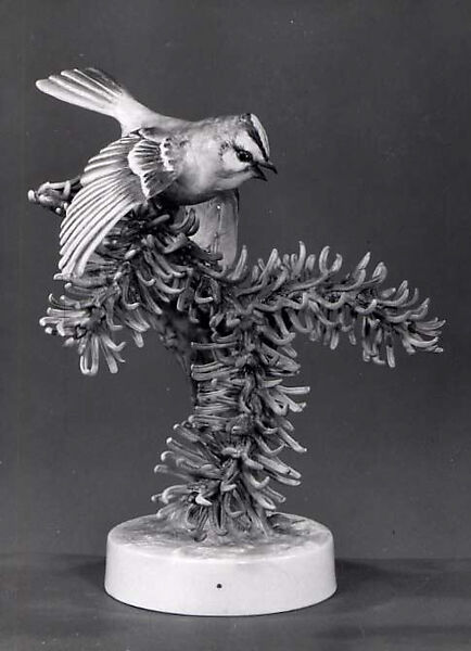 Bird (kinglet), Dorothy Doughty (British, 1893–1963), Bone china 