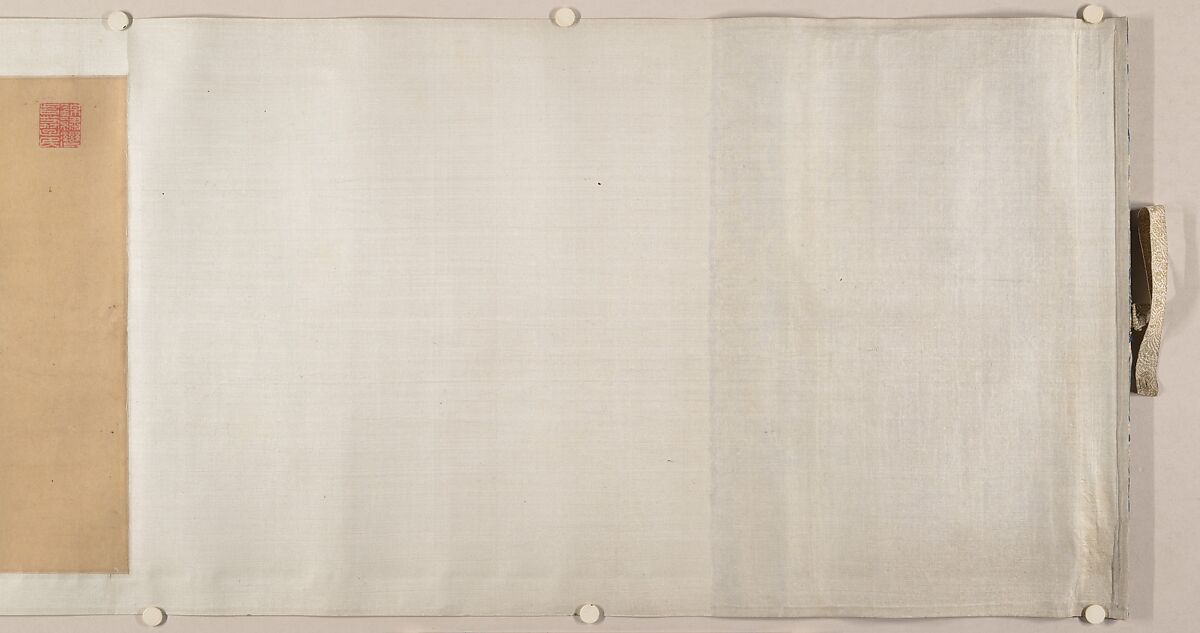 Pavilion of the Hovering Rainbow Bridge, Unidentified artist Chinese, Handscroll; ink and color on paper, China