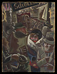 Berlin Street, George Grosz (American (born Germany), Berlin 1893–1959 Berlin), Oil on canvas 
