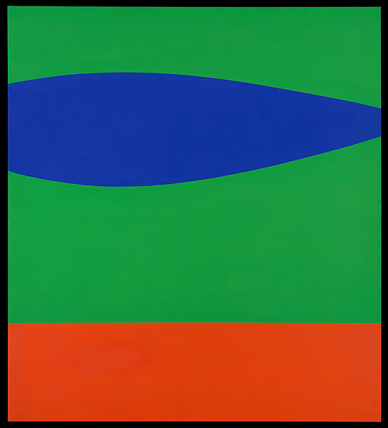 Blue Green Red, Ellsworth Kelly (American, Newburgh, New York 1923–2015 Spencertown, New York), Oil on canvas 