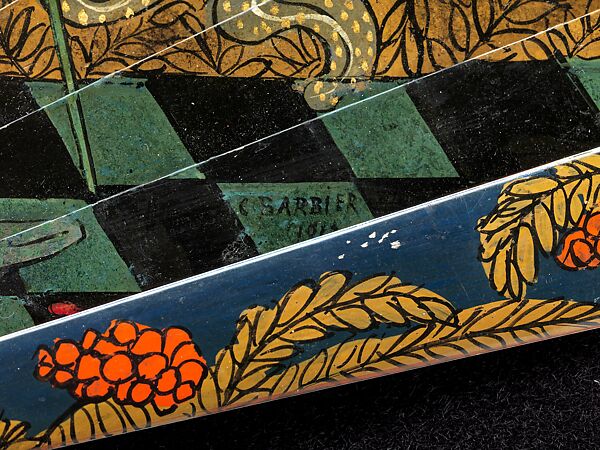 Fan, George Barbier (French, Nantes 1882–1932 Paris), Painted ivory, metal, silk, gilding