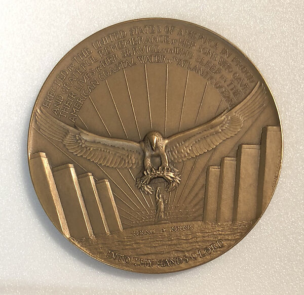 East Coast Memorial, Albino Manca (American (born Italy), Tertenìa 1898–1976 New york), Bronze