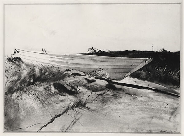 September Light, Andrew Wyeth (American, Chadds Ford, Pennsylvania 1917–2009 Chadds Ford, Pennsylvania), Watercolor and ink on paper 