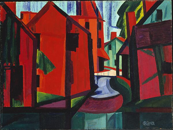 Little Falls, New Jersey, Oscar Bluemner (American (born Germany), Hanover 1867–1938 Braintree, Massachusetts), Oil on Masonite 