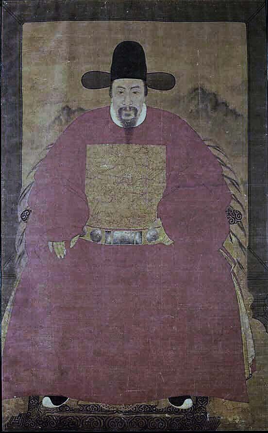 Portrait of a Gentleman, Unidentified artist, Hanging scroll; ink and color on silk, China 