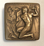 Medal, Robert A. Weinman (American, New York 1915–2003 Winston-Salem, North Carolina), Bronze