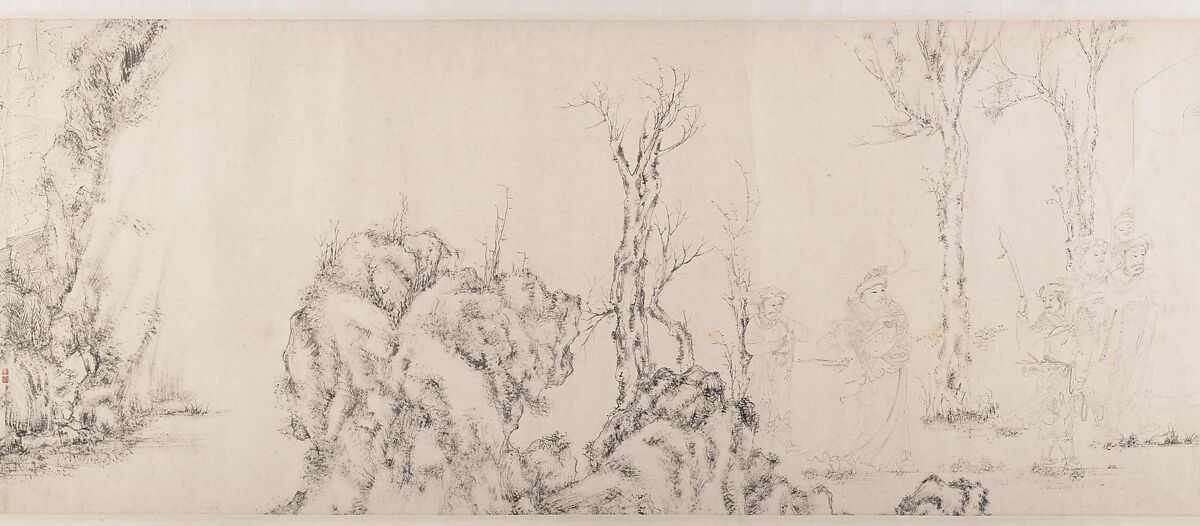 Paragons of Loyalty and Filial Piety, Wang Shanggong (Chinese, active late 16th century), Handscroll; ink on paper, China