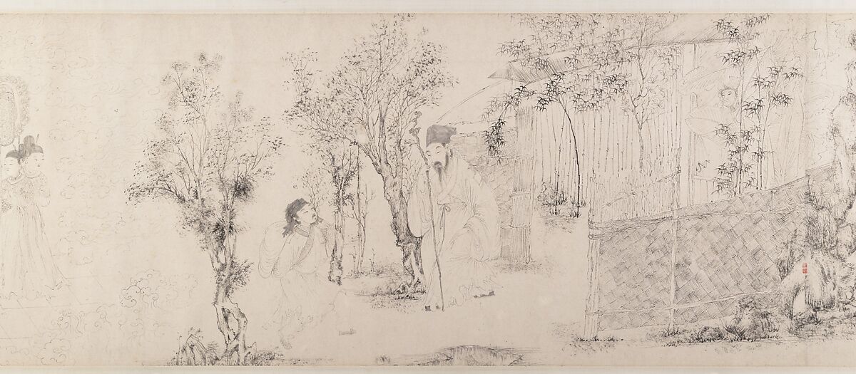 Paragons of Loyalty and Filial Piety, Wang Shanggong (Chinese, active late 16th century), Handscroll; ink on paper, China