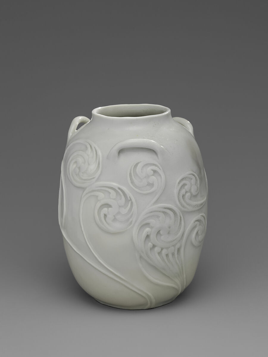 Vase, M. Louise McLaughlin (American, Cincinnati, Ohio 1847–1939 Cincinnati, Ohio), Porcelain, American