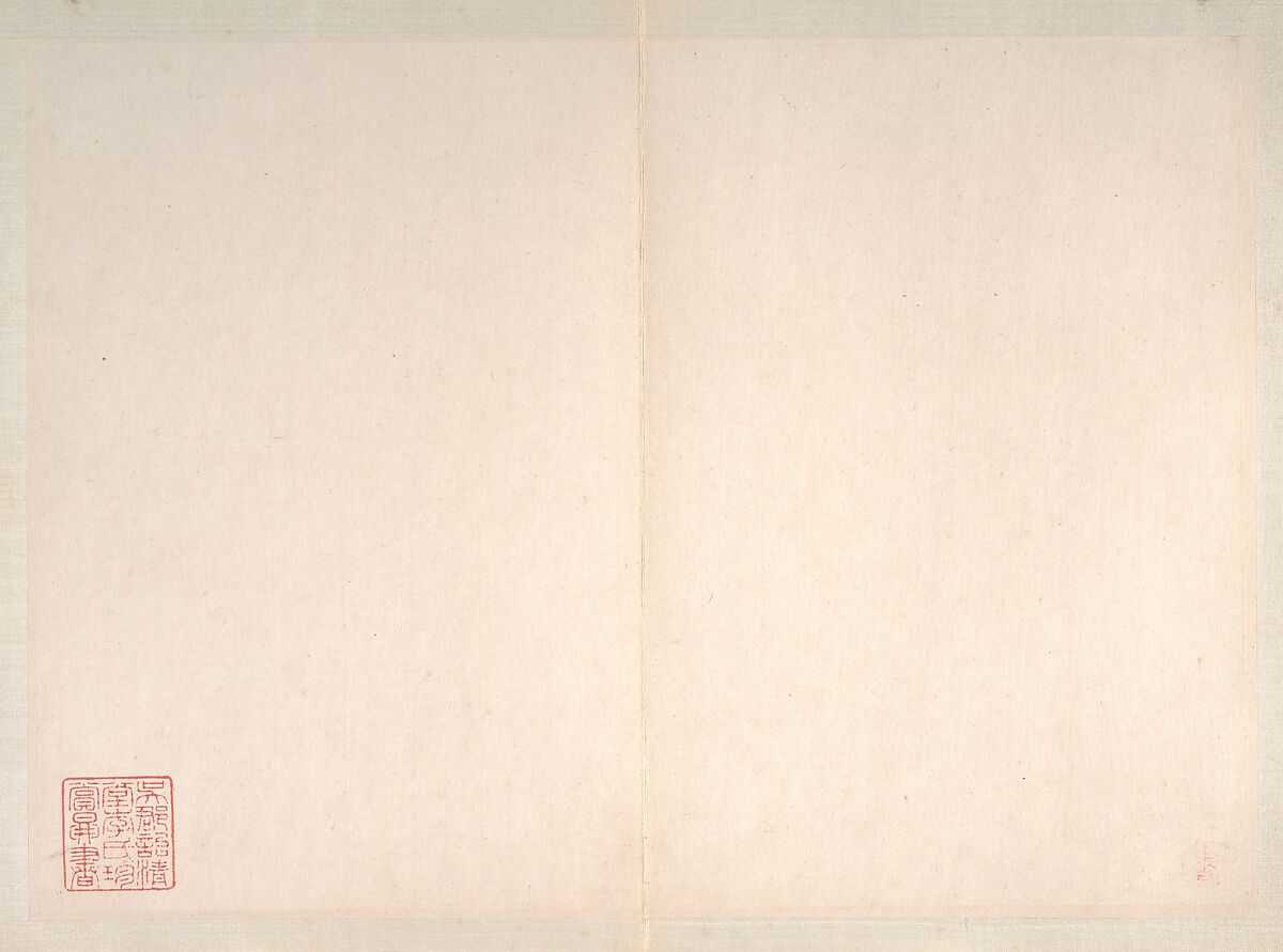 Landscapes after old masters, Dong Qichang (Chinese, 1555–1636), Album of eight leaves; ink on paper, China