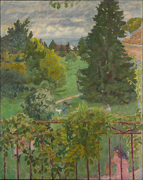 From the Balcony, Pierre Bonnard (French, Fontenay-aux-Roses 1867–1947 Le Cannet), Oil on canvas 