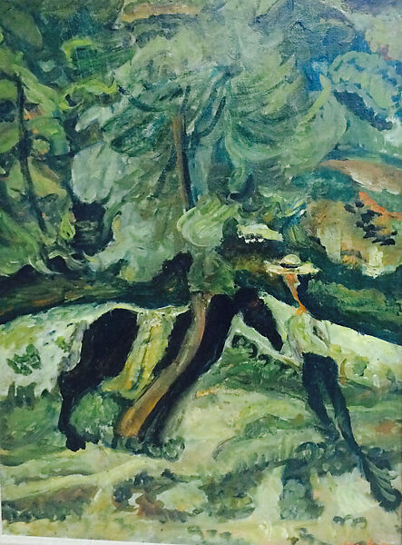Man with Horse, Chaim Soutine (French (born Lithuania), Smilovitchi 1893–1943 Paris), Oil on canvas 