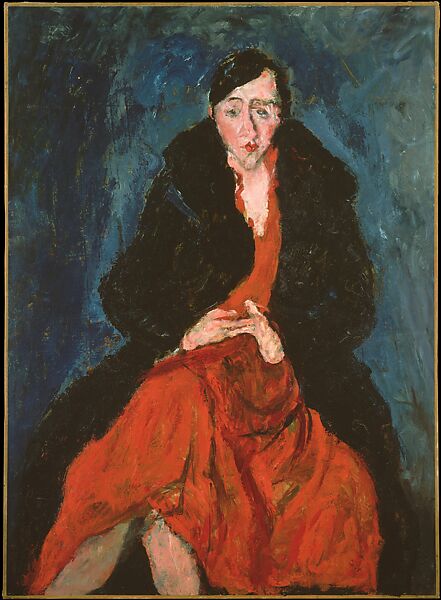 Portrait of Madeleine Castaing, Chaim Soutine (French (born Lithuania), Smilovitchi 1893–1943 Paris), Oil on canvas 