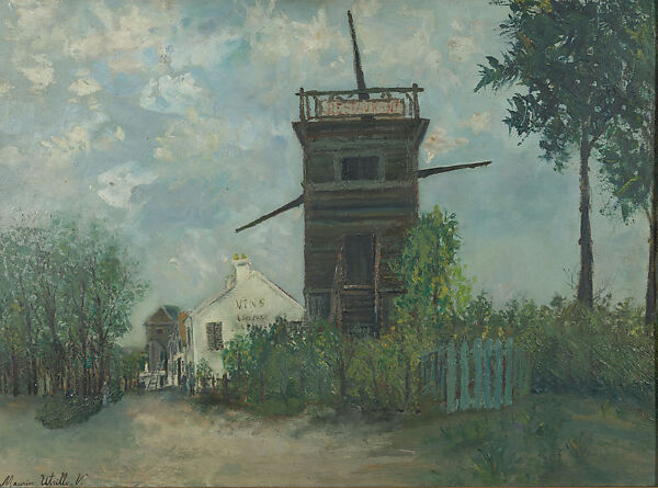 Maurice Utrillo - The Windmill at Sannois - The Metropolitan