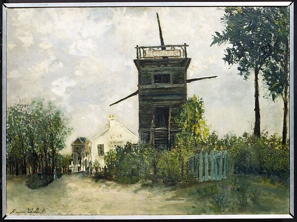 The Windmill at Sannois, Maurice Utrillo  French, Oil on cardboard