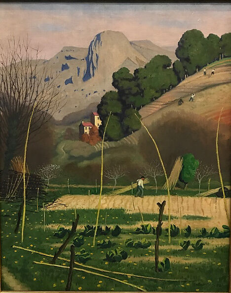 Landscape at Saint-Jeannet, Provence, Félix Vallotton (Swiss, Lausanne 1865–1925 Paris), Oil on canvas 