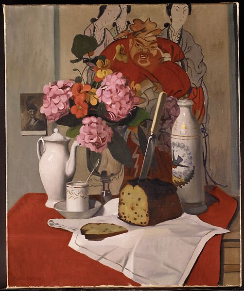 Still Life with Flowers, Félix Vallotton (Swiss, Lausanne 1865–1925 Paris), Oil on canvas 