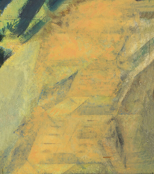 Courtyard III, Lyonel Charles Feininger (American, New York 1871–1956 New York), Oil on canvas