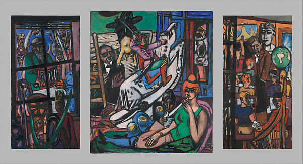 The Beginning, Max Beckmann (German, Leipzig 1884–1950 New York), Oil on canvas 