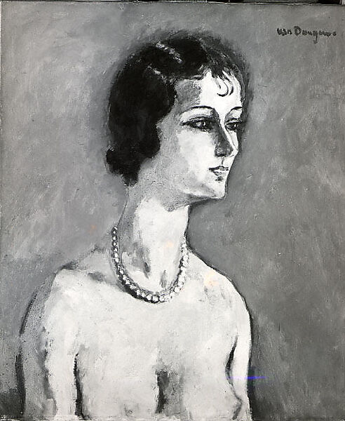 Miss France, Kees van Dongen (French (born The Netherlands) 1877–1968), Oil on canvas 