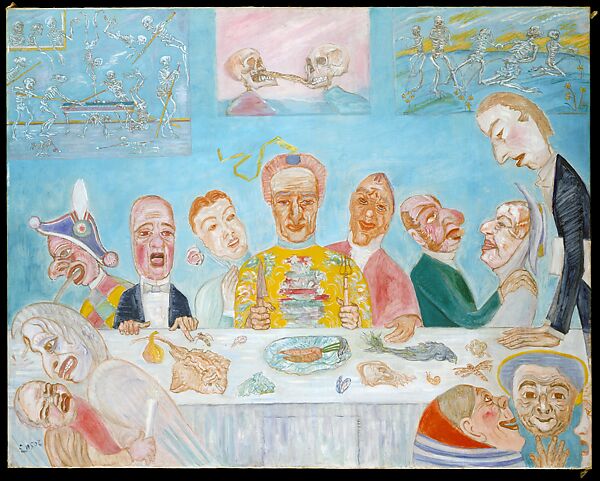 James Ensor, Comical Repast (Banquet of the Starved)