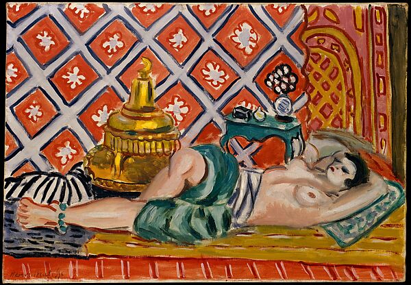 Reclining Odalisque, Henri Matisse  French, Oil on canvas