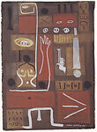 Signs for Magic, Adolph Gottlieb  American, Opaque watercolor and watercolor wash on paper