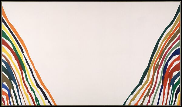 Alpha-Pi, Morris Louis (American, Baltimore, Maryland 1912–1962 Washington, D.C.), Magna on canvas 