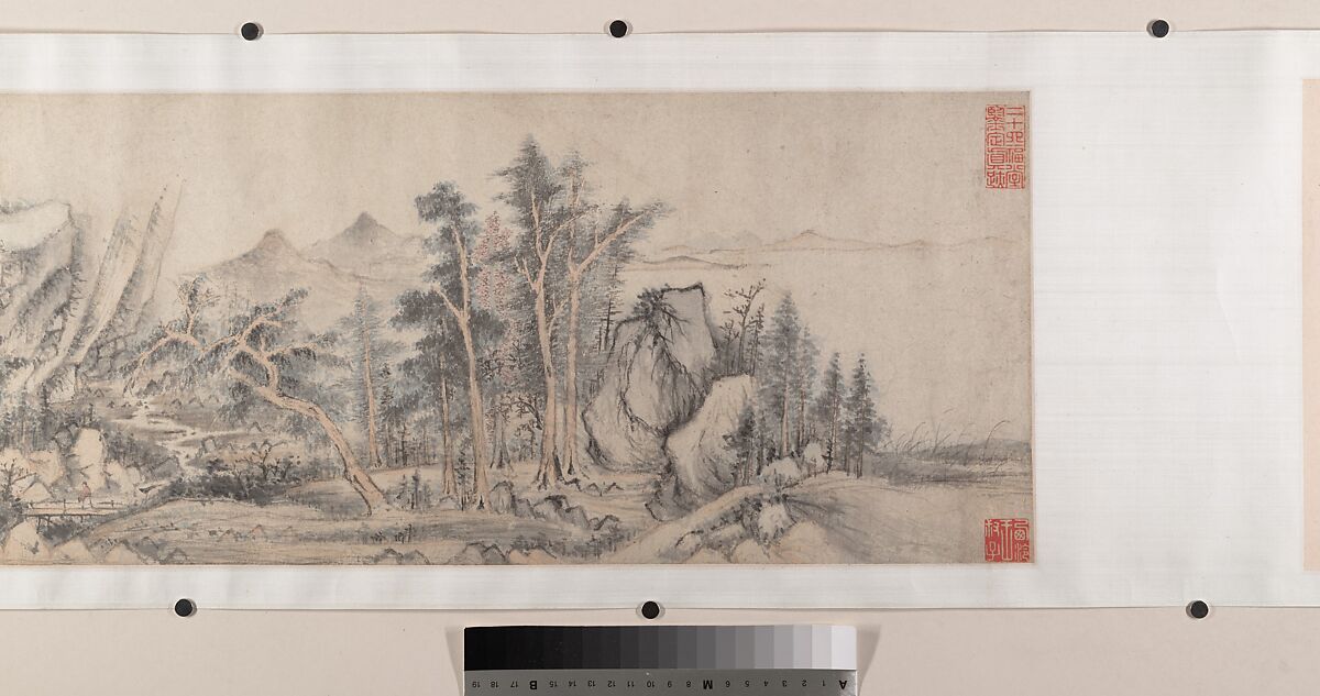Streams and Mountains without End, Zhao Zuo (Chinese, ca. 1570–after 1630), Handscroll; ink and color on paper, China
