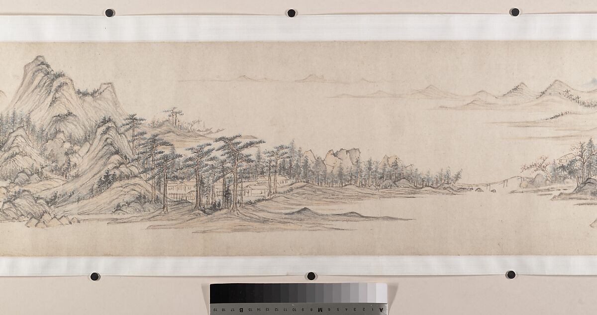 Streams and Mountains without End, Zhao Zuo (Chinese, ca. 1570–after 1630), Handscroll; ink and color on paper, China