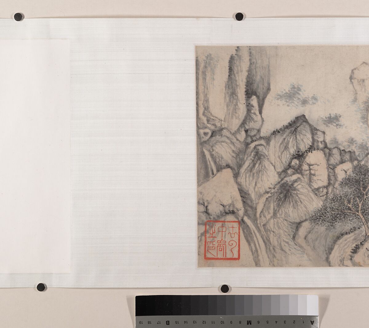 Streams and Mountains without End, Zhao Zuo (Chinese, ca. 1570–after 1630), Handscroll; ink and color on paper, China