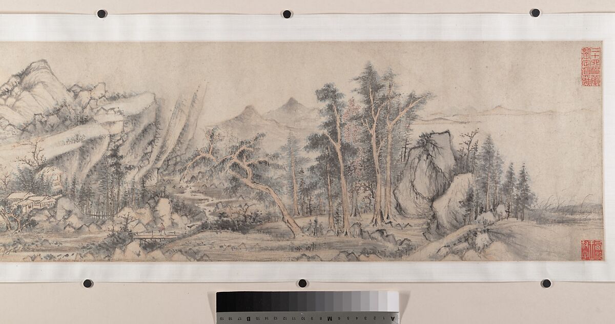 Streams and Mountains without End, Zhao Zuo (Chinese, ca. 1570–after 1630), Handscroll; ink and color on paper, China