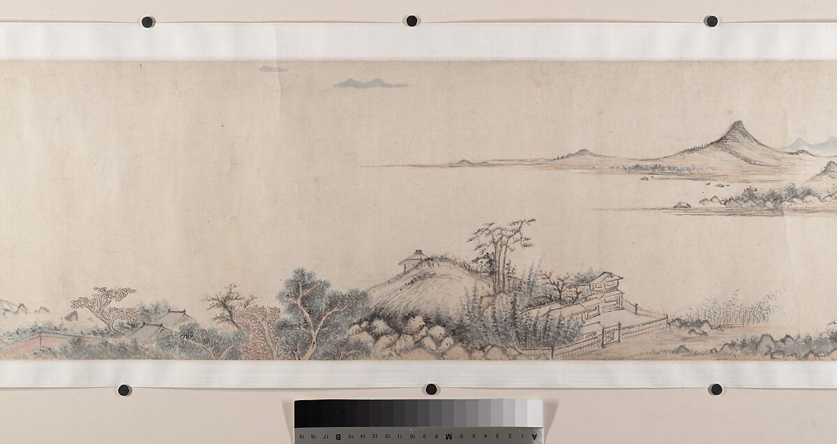 Streams and Mountains without End, Zhao Zuo (Chinese, ca. 1570–after 1630), Handscroll; ink and color on paper, China