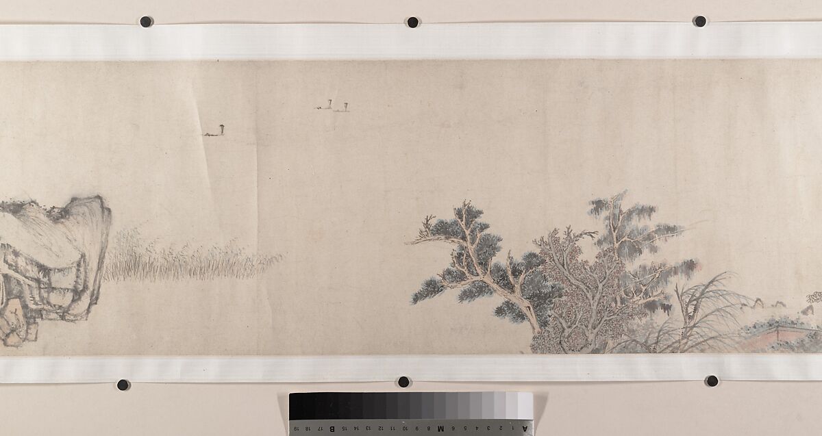 Streams and Mountains without End, Zhao Zuo (Chinese, ca. 1570–after 1630), Handscroll; ink and color on paper, China