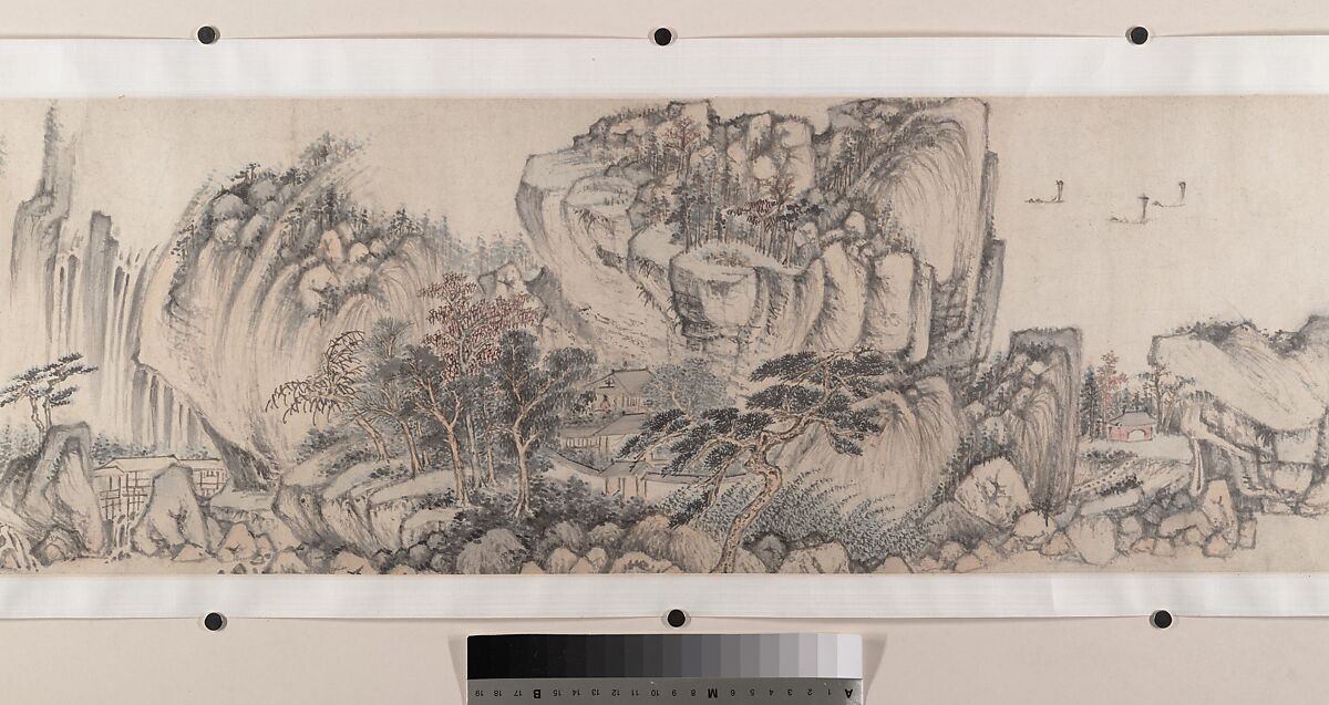 Streams and Mountains without End, Zhao Zuo (Chinese, ca. 1570–after 1630), Handscroll; ink and color on paper, China