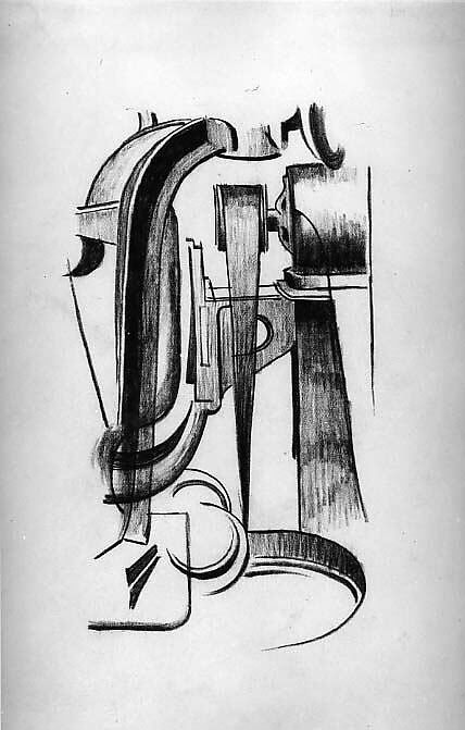 Untitled, Morton Schamberg (American, Philadelphia, Pennsylvania 1881–1918 Philadelphia, Pennsylvania), Graphite on paper 