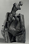 Liberian Dancer (bronze casting mold with upper half of wax model exposed), Malvina Cornell Hoffman (American, New York 1885–1966 New York), c. Wax d. Earthenware, modeling clay, wax 