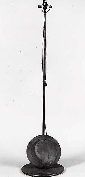 Standing lamp, Jules Bouy (American (born France), 1872–1937), Steel, glass 