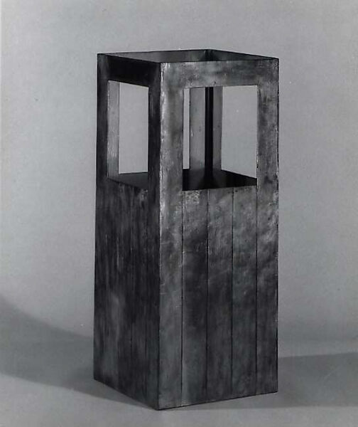 Wastebasket, Jules Bouy (American (born France), 1872–1937), Iron 