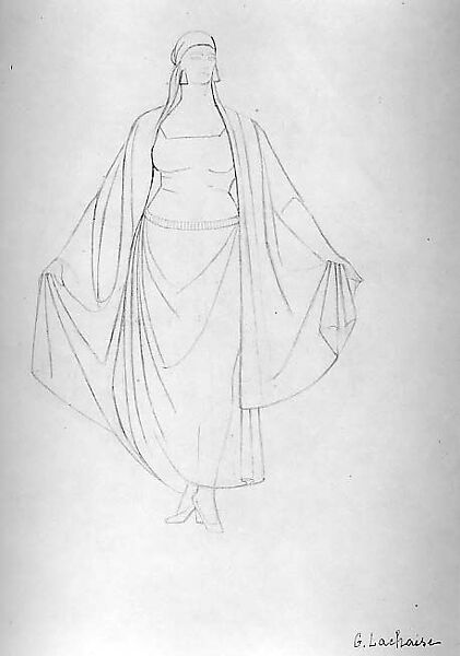 Georgette Ouzounoff, Gaston Lachaise (American (born France) 1882–1935), Graphite on paper 