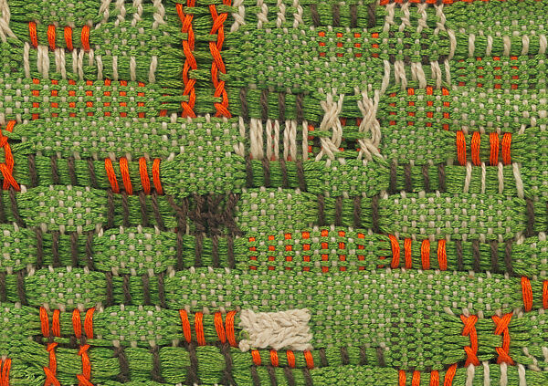 Pasture, Anni Albers (American (born Germany), Berlin 1899–1994 Orange, Connecticut), Mercerized cotton
